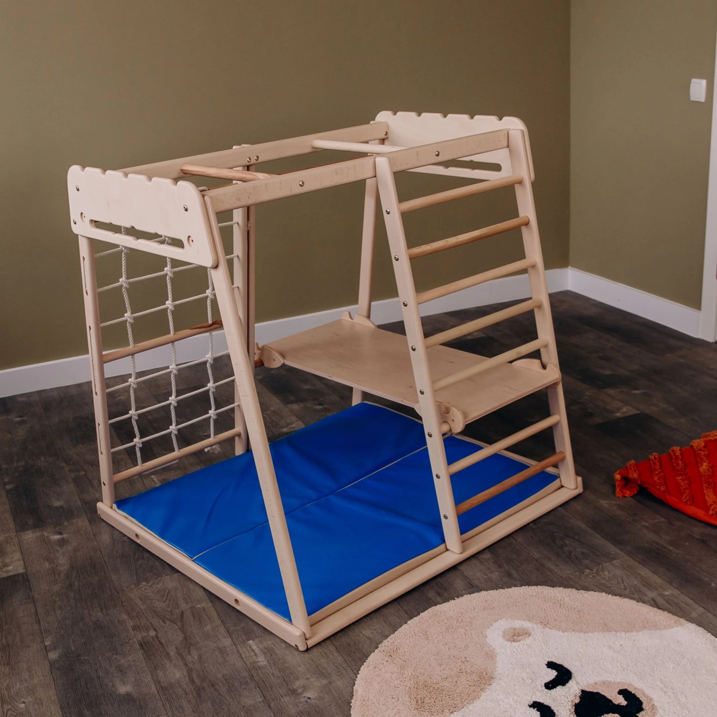 Дървена катерушка Jungle Gym