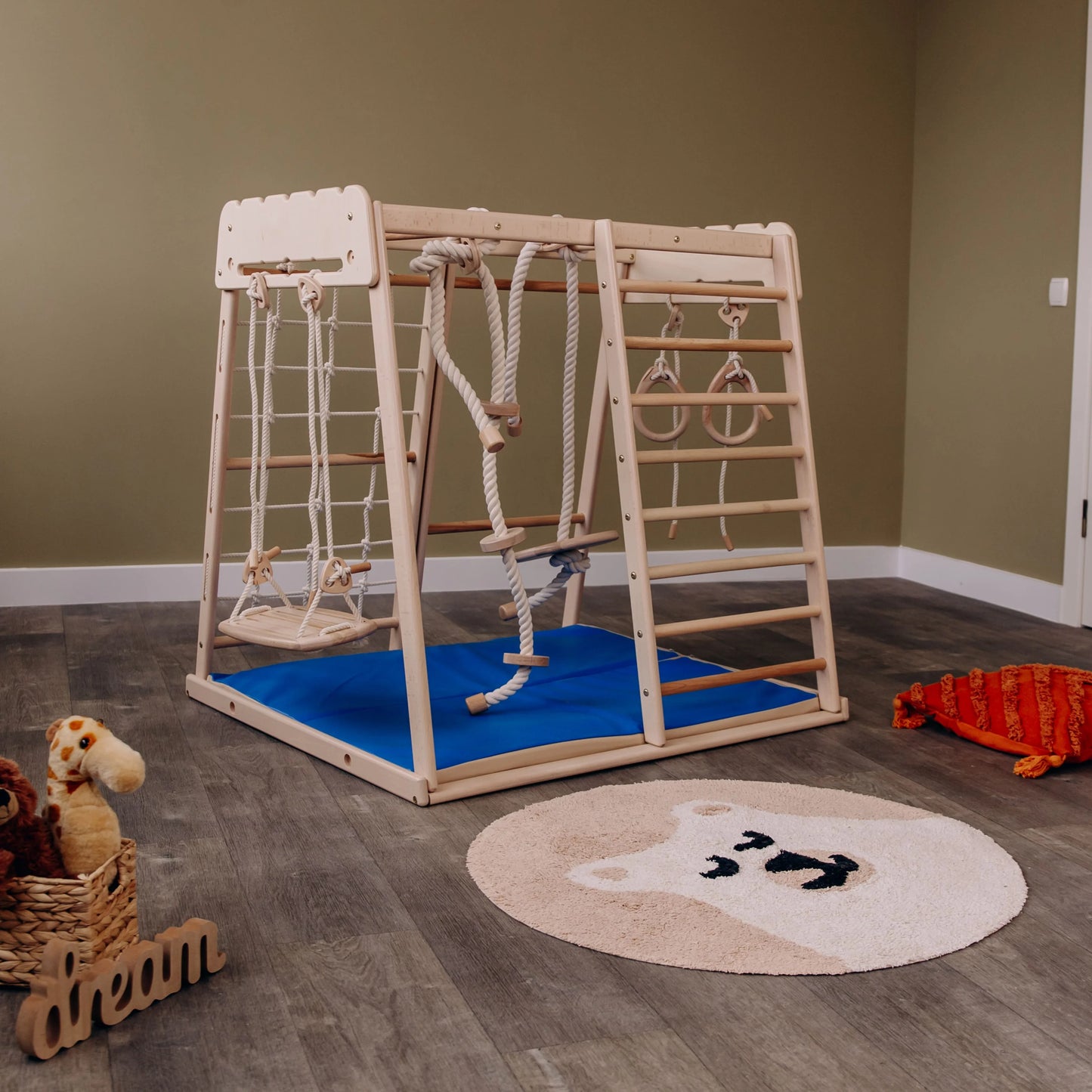 Дървена катерушка Jungle Gym