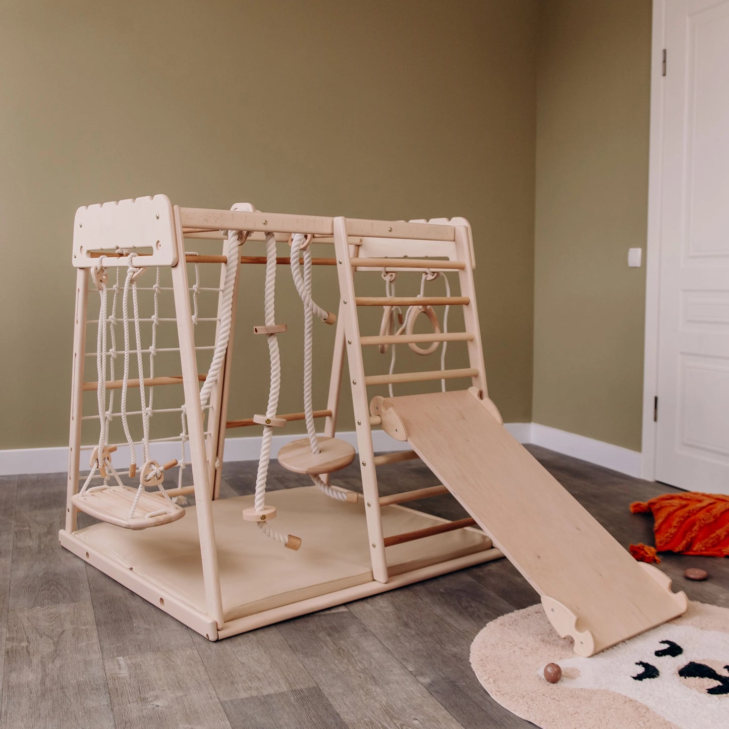 Дървена катерушка Jungle Gym