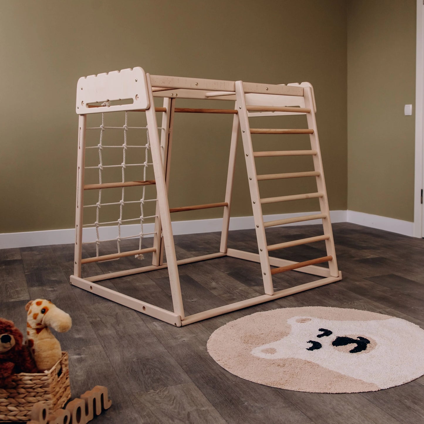 Дървена катерушка Jungle Gym